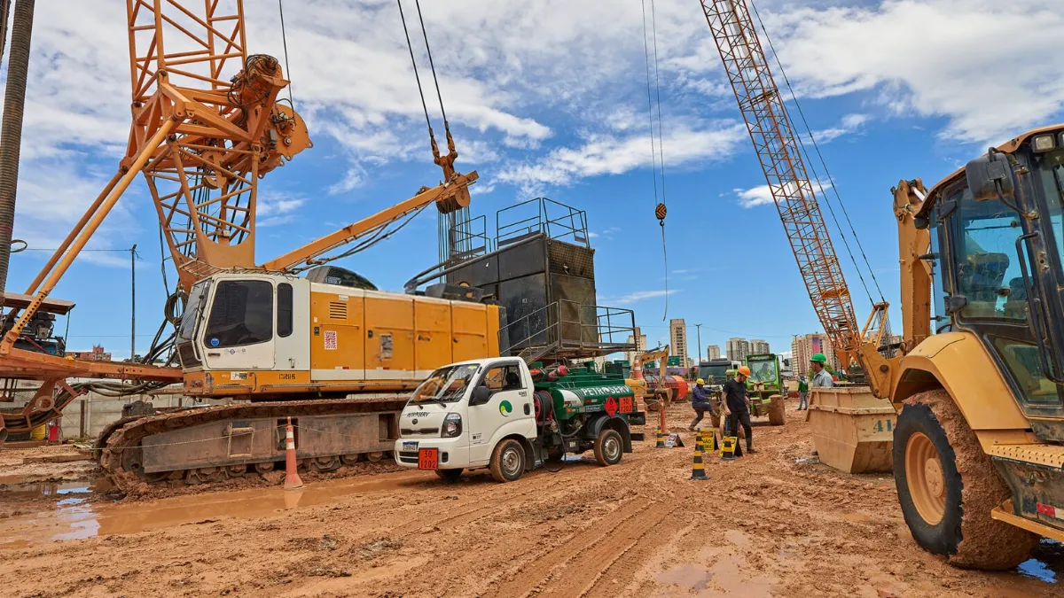Abastecimento construção civil