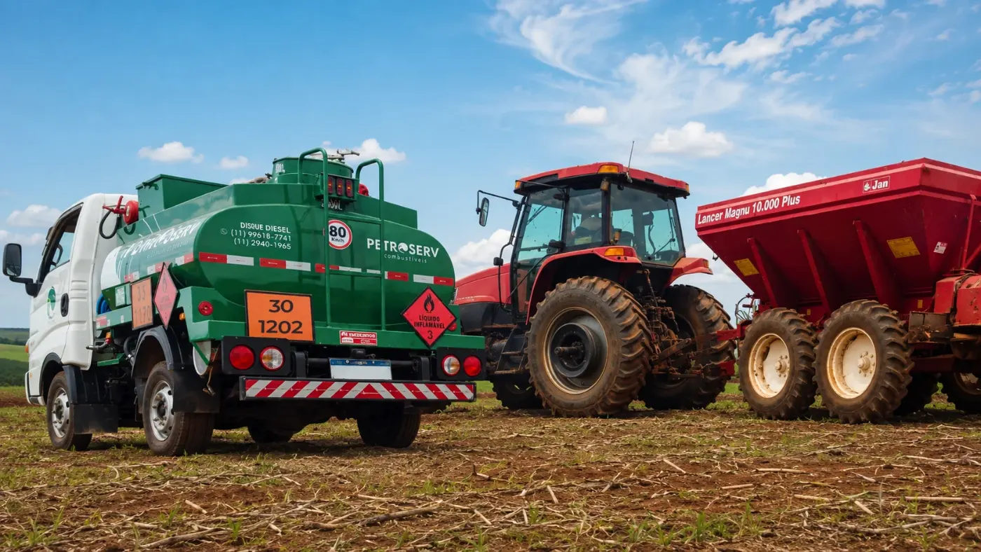 Abastecimento de maquinário agrícola Petroserv