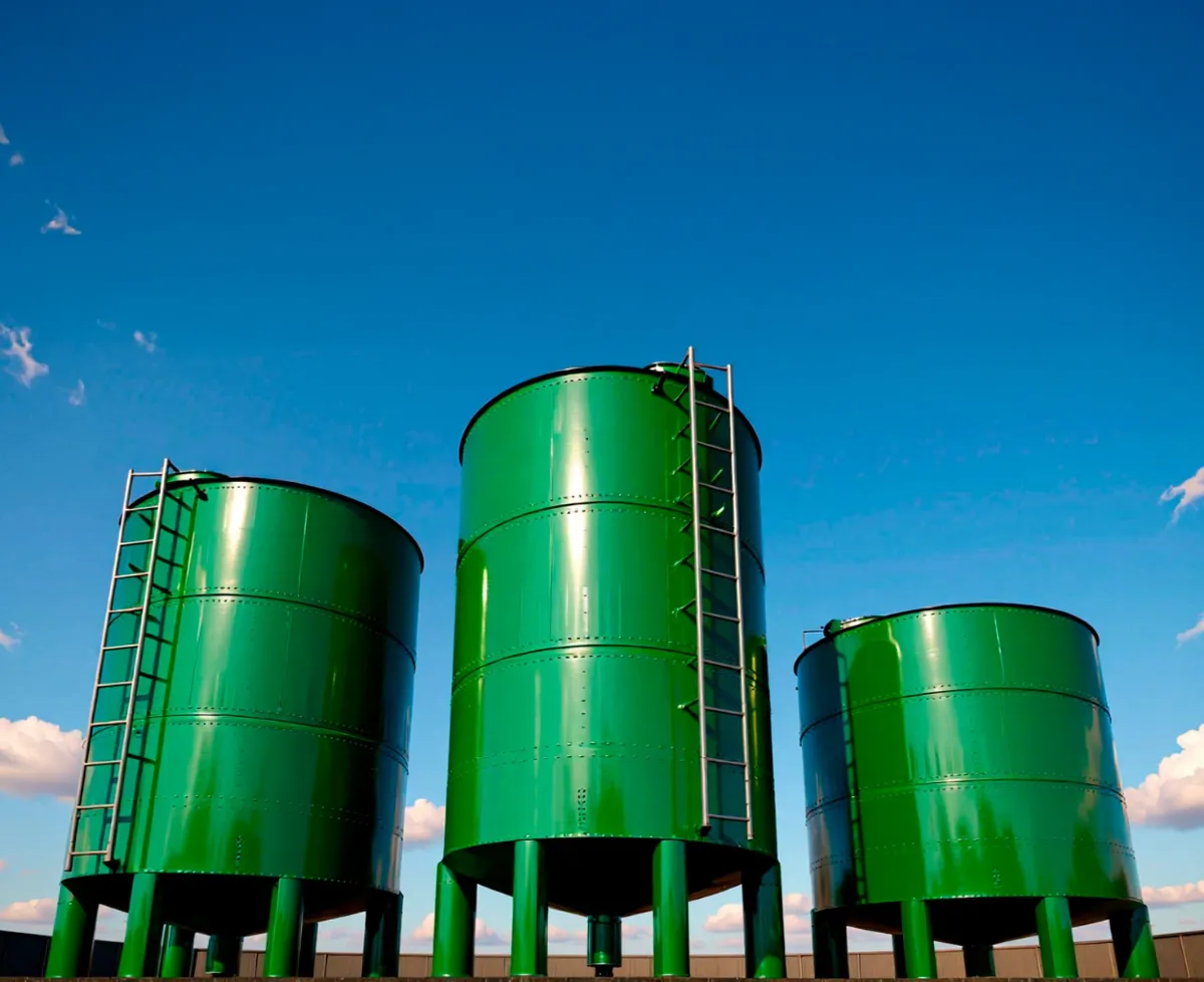 Tanque Petroserv instalado em campo