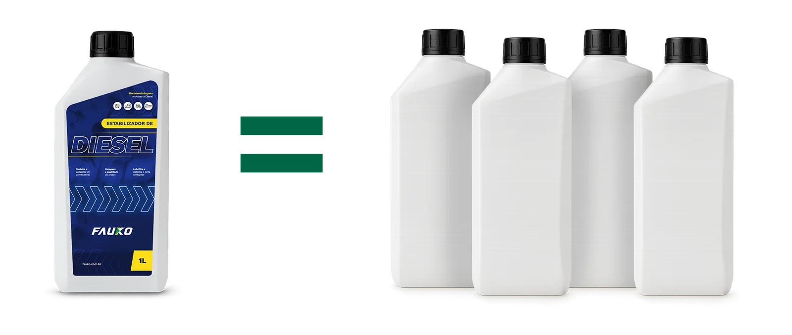 1 litro de estabilizador Petroserv rende como 4 dos comuns